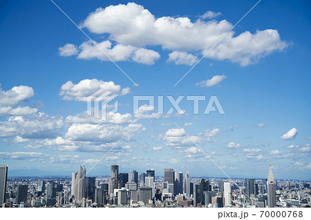 東京風景 2020年9月 新宿高層ビル群 東京風景 2020年9月 新宿高層ビル群 70000768