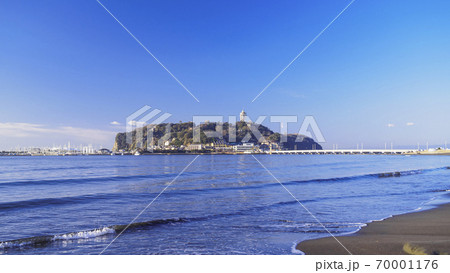 湘南の名所鎌倉藤沢の江ノ島の冬 湘南の名所鎌倉藤沢の江ノ島の冬 70001176