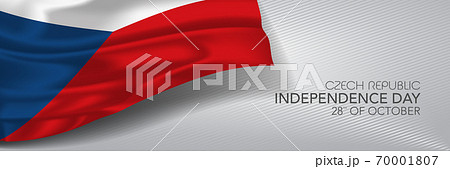 Czech republic independence day vector banner, greeting card Czech republic independence day vector banner, greeting card 70001807