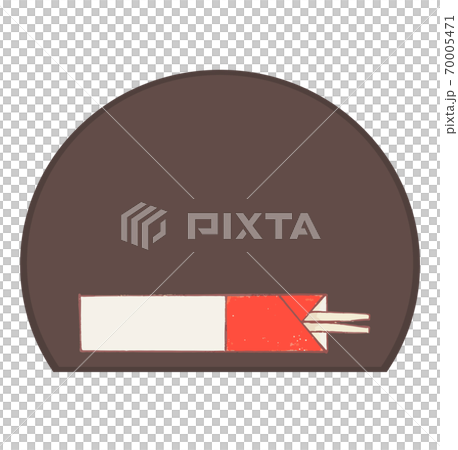 Japanese Tray And Celebration Chopsticks Stock Illustration