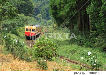 小湊鐵道「山間部のS字カーブを走るローカル線」 70005809