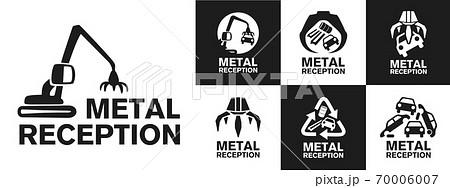 vector logo reception and utilization scrap metal 70006007