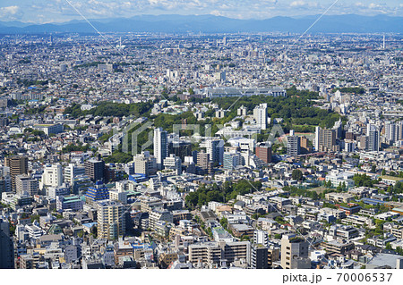 東京風景　2020年9月　駒場東大と世田谷区　杉並区方面 70006537