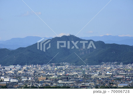 一宮市　ツインアーチ138からの眺望（岐阜城） 70006728
