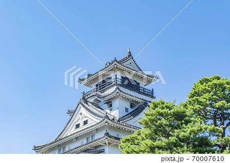 高知県高知市　高知城天守 70007610