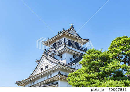 高知県高知市　高知城天守 70007611