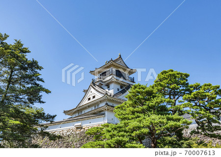 高知県高知市　高知城天守 70007613