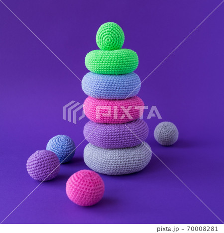 Children's educational game, knitted toys, children's hand motor development. 70008281