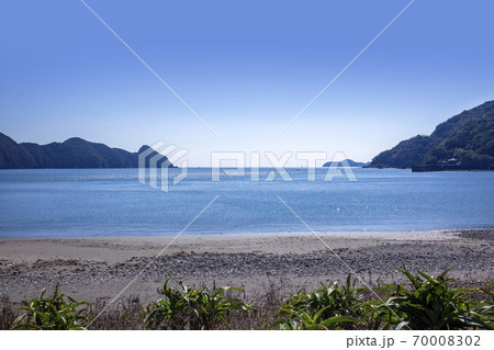 蒲江 葛原海岸と深島 蒲江 葛原海岸と深島 70008302