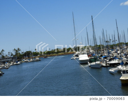 ハワイのヨットハーバー ハワイのヨットハーバー 70009063