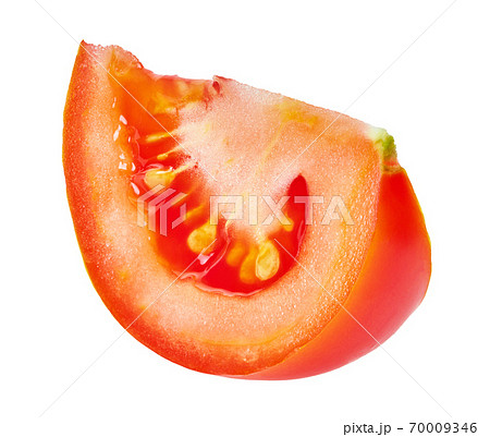 tomatoe slice on a white isolated background tomatoe slice on a white isolated background 70009346