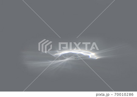 scene with gray background and organic drop shadows and rays of light 70010286