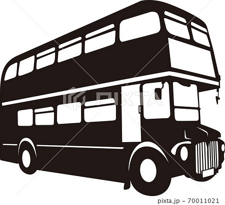 観光2階バス ベクター 70011021