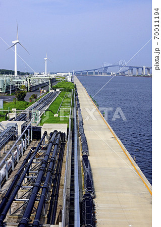 東京臨海風力発電所 東京かざぐるま の写真素材