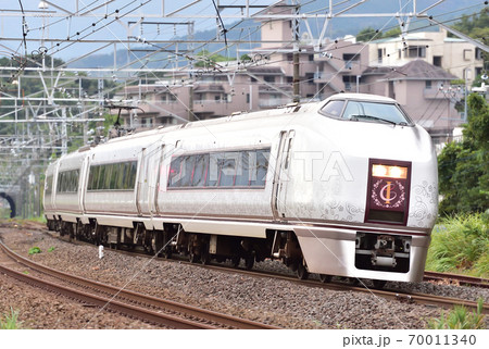 東海道本線　真鶴　JR東日本　651系1000番台　IR01編成（国府津）　伊豆クレイル 70011340