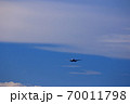 着陸態勢の旅客機 70011798
