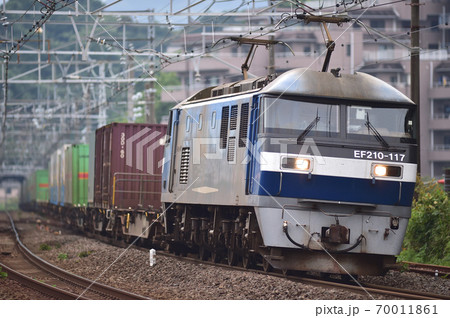 東海道本線　真鶴　JR貨物　EF210-117（新鶴見） 70011861
