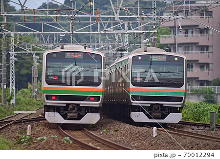 東海道本線　真鶴　JR東日本　E231系1000番台　S-02編成（国府津）、S-24編成（国府津） 70012294
