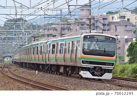 東海道本線　真鶴　JR東日本　E231系1000番台　U109編成（小山） 70012295