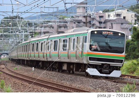 東海道本線 真鶴 JR東日本 E231系1000番台 S-22編成(国府津) 東海道本線 真鶴 JR東日本 E231系1000番台 S-22編成(国府津) 70012296