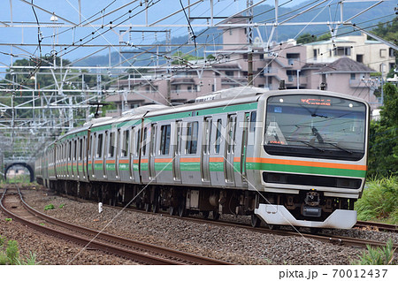 東海道本線　真鶴　JR東日本　E231系1000番台　U535編成（小山） 70012437