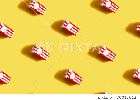 seamless pattern with box of popcorn eyes as halloween background seamless pattern with box of popcorn eyes as halloween background 70012612