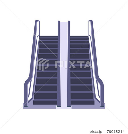 Vector electric airport ladder escalator. Elevator vector lift escalator icon 70013214