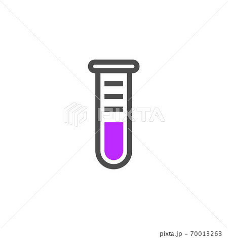 Laboratory beaker icon test tube. Chemistry experimental logo lab bubble vector icon Laboratory beaker icon test tube. Chemistry experimental logo lab bubble vector icon 70013263