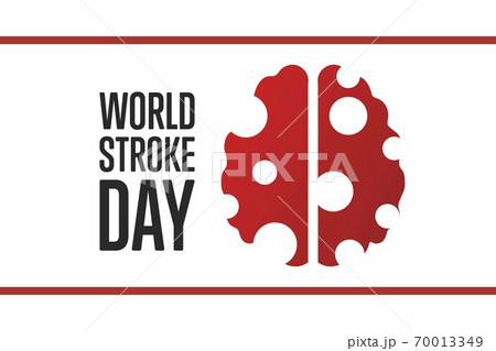 World Stroke Day. October 29. Holiday concept. Template for background, banner, card, poster with 70013349