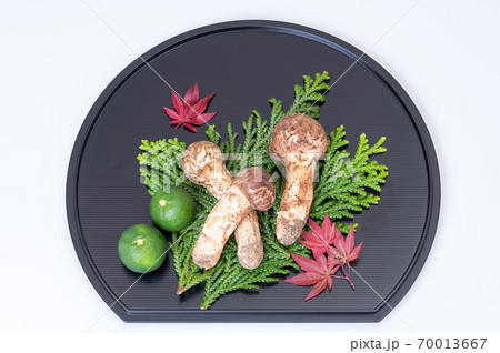 秋の美味しい味覚 松茸・栗・紅葉・カボス 秋の美味しい味覚 松茸・栗・紅葉・カボス 70013667
