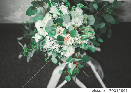 Wonderful luxury wedding bouquet of different flowers Wonderful luxury wedding bouquet of different flowers 70013891