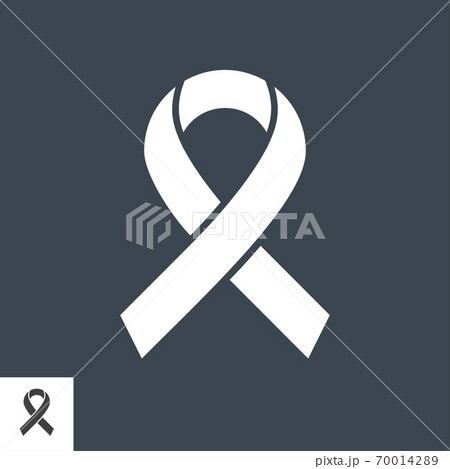 Hiv Ribbon Vector Icon 70014289