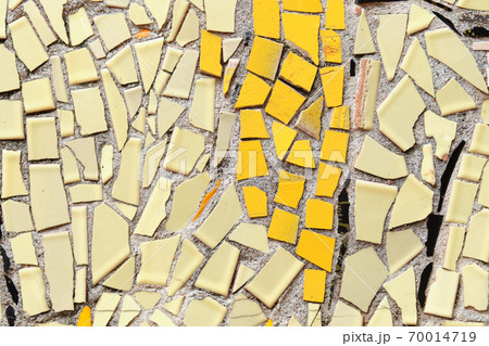 Abstract background of pieces of tiles split into a mosaic Abstract background of pieces of tiles split into a mosaic 70014719