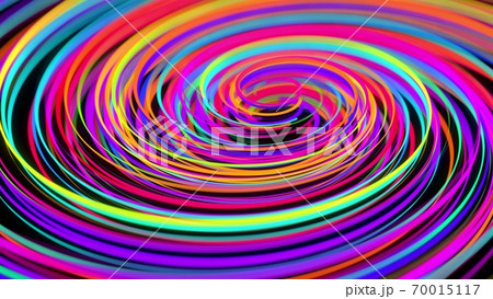 3d rendering stylish creative abstract background. colored lines swirling in spiral. Motion design bg of particles shaping lines, helix and abstract structures. 3d render 70015117