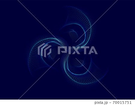 Vector abstract background with dynamic waves 70015751