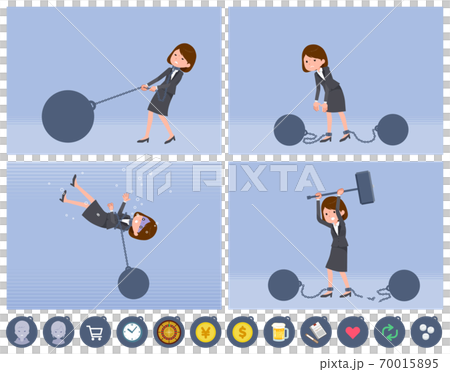 flat type business women_slave 70015895