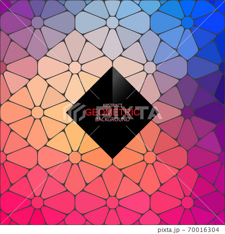 Abstract vector background of colored stones. element design 70016304