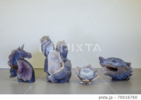 Crystal Stone macro, purple rough amethyst quartz crystals. Crystal Stone macro, purple rough amethyst quartz crystals. 70016760