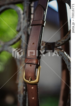 leather belt for men fashion for man buckle and brown strap. leather belt for men fashion for man buckle and brown strap. 70016771