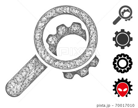 View Configuration Gear Web Vector Mesh Illustration View Configuration Gear Web Vector Mesh Illustration 70017010