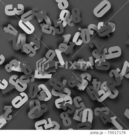 Abstract design modern numbers background. Vector illustration eps10 70017176