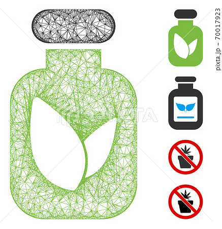Natural Drugs Web Vector Mesh Illustration Natural Drugs Web Vector Mesh Illustration 70017923
