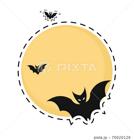 Isolated moon night sticker 70020126