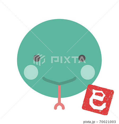 干支のイラスト へび ヘビ 蛇 巳 顔 アイコンのイラスト素材