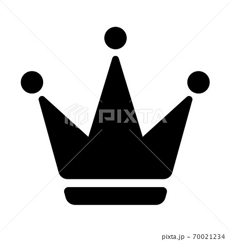 王冠 クラウン ランキング 人気 1位 チャンピオン アイコンイラストのイラスト素材