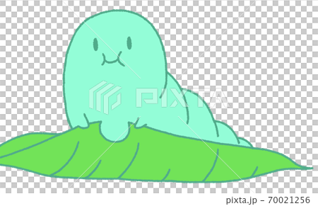 Leaf-eating caterpillar (turquoise) 70021256