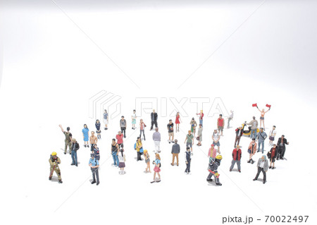 Social network, the group of many figure people 70022497