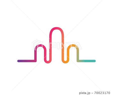 sound wave ilustration sound wave ilustration 70023170