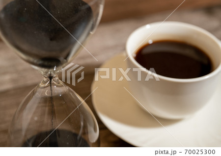 コーヒーと砂時計 70025300