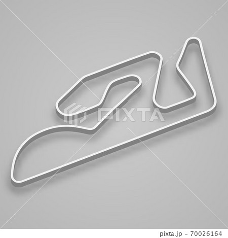 Valencia Circuit for motorsport and autosport. Template for your design Valencia Circuit for motorsport and autosport. Template for your design 70026164